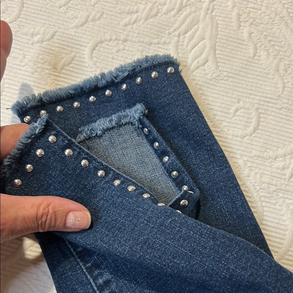 VENUS Dark Blue Studded Skinny Jeans - Picture 4 of 11